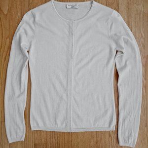 Sweater S Cream Cashmere Cardigan Brunello vintage